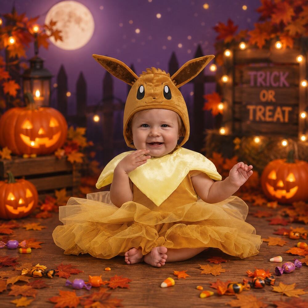 Disguise Pokemon Eevee Baby Costume 12-18M Official Licensed Halloween NIP